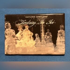 Gaylord Opryland 'Fantasy In Ice' Collectible Magnet. Nativity Scene